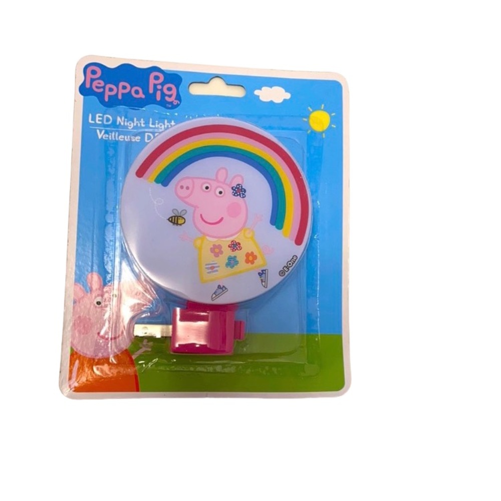 Peppa LED night light for kids w/ on & off switch